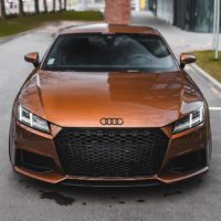 Parked Audi in Street