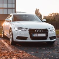 Parked Audi