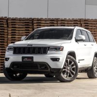 Parked Jeep Front View