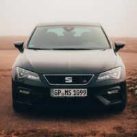 Parked Black Car