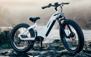 Electric Bike on Rocks Crossing River 1