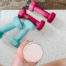 Dumbbells and a Smoothie