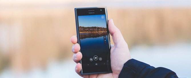 Person Holding Smartphone