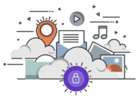Cloud Data Storage Security Infographic Cloud Data Storage Security Infographic