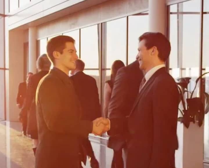 Two Men Shaking Hands Two Men Shaking Hands