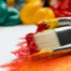 Paintbrushes and Paint
