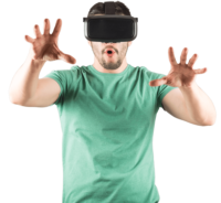 Man with VR Goggles 1